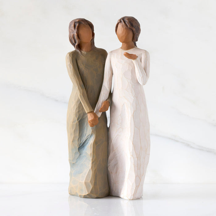 My Sister, My Friend Figurine – Dark Tone Sister Keepsake Gift