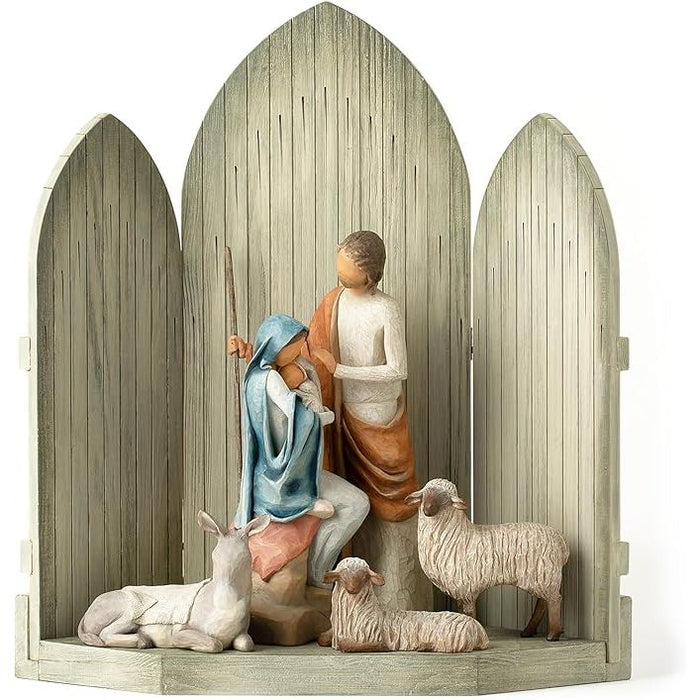 Willow Tree The Christmas Story Nativity Set – Complete Keepsake Display